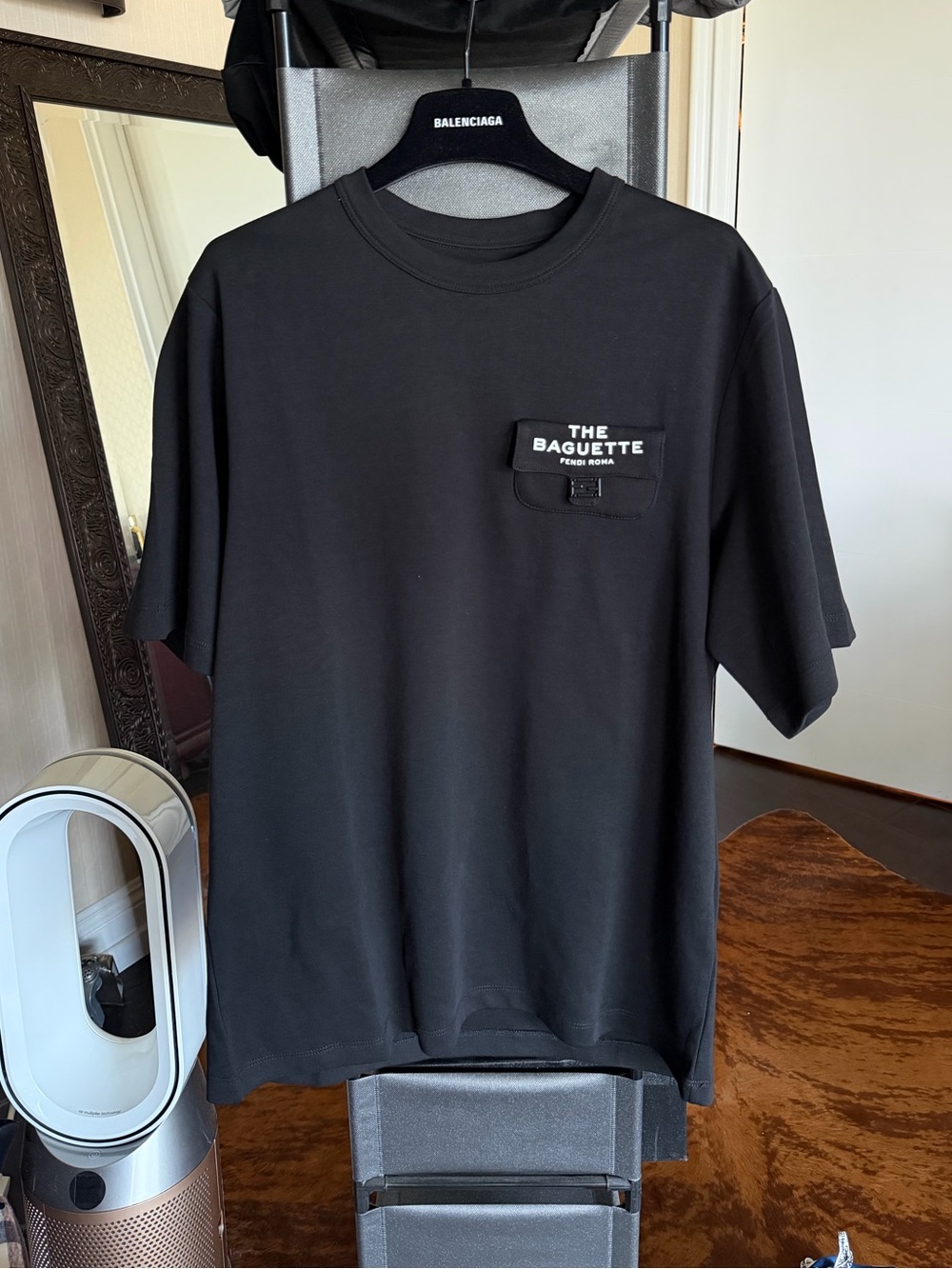 Fendi Men’s Black Logo T-Shirt